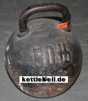 Historische Kettlebell mit kurzem Griff