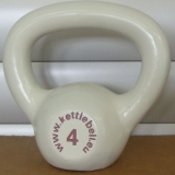 Weisse Kettlebells