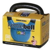 Kettlebell Graphit mit Gummiboden.